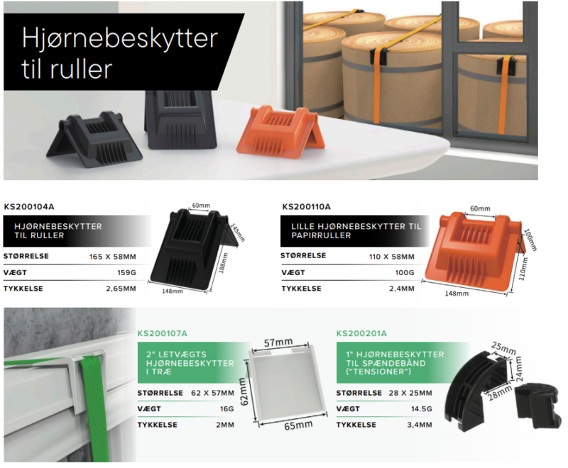 Hjørnebeskytter til ruller - surring & lastsikring - Image 2